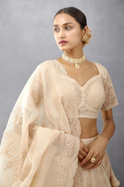 Mogra Meher Passa Lehenga Set
