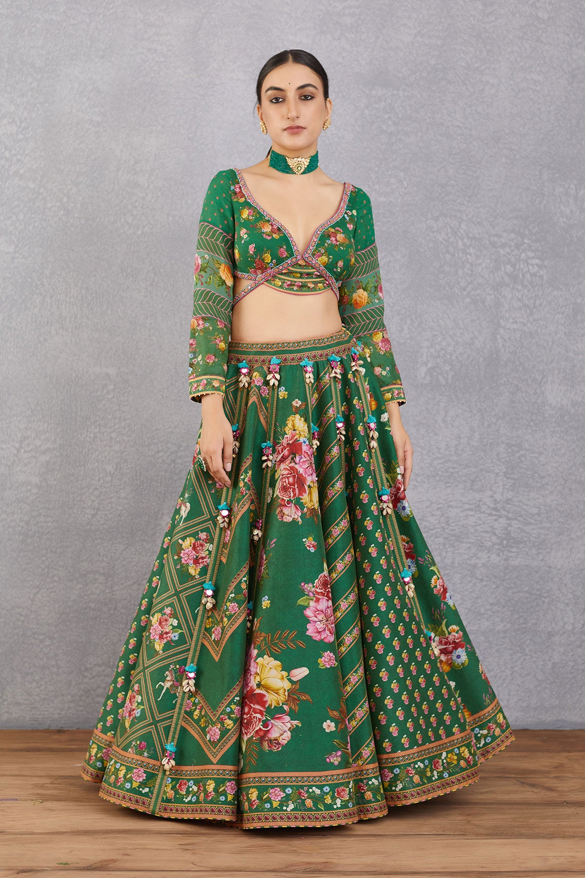 Panna Waheeda Lehenga Set