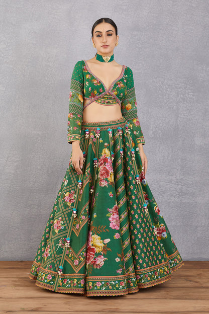 Panna Waheeda Lehenga Set