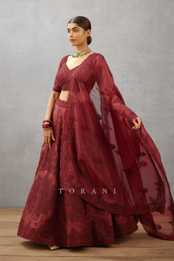 Gulnar Meher Passa Lehenga Set