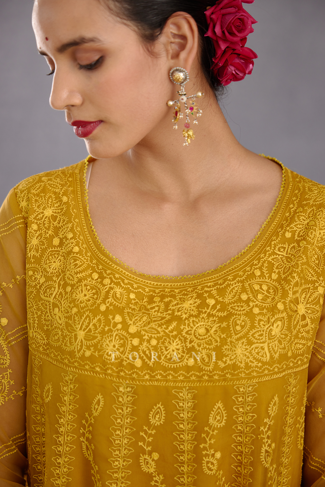 Sunehra Sutlej Anarkali Set