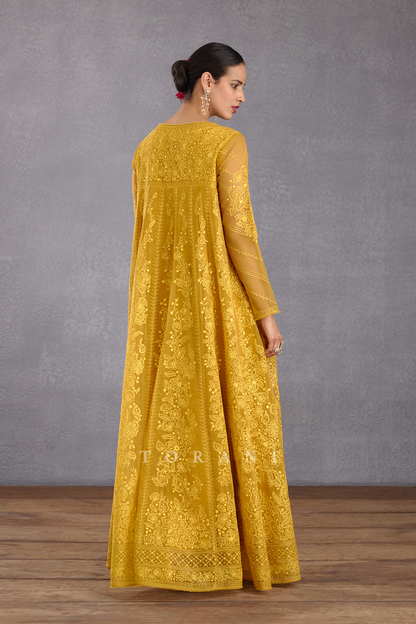 Sunehra Sutlej Anarkali Set