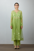 Angoori Jeeya Kurta Set in luxurious silk organza base