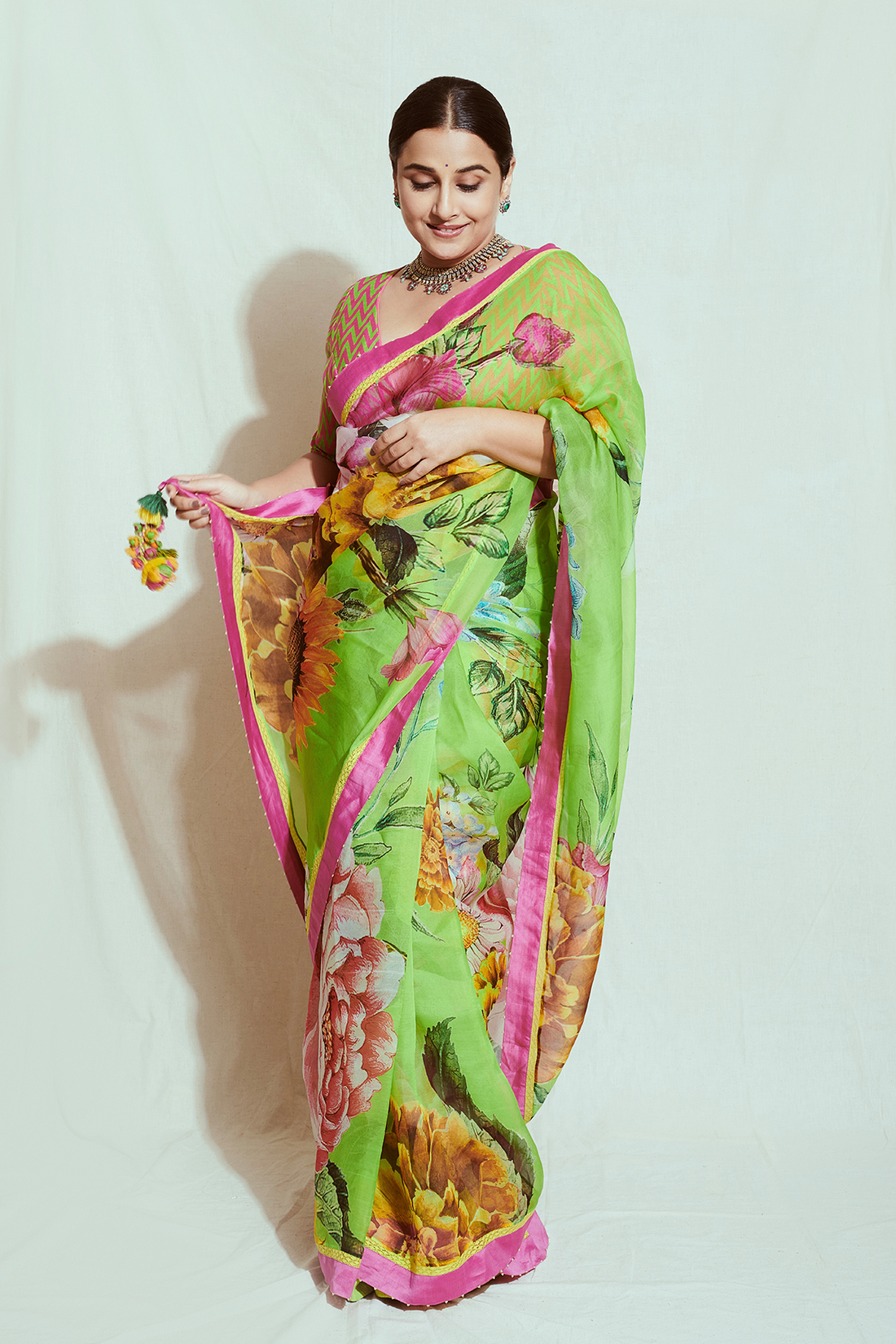 Vidya Balan at Torani in Angoori Leila Saree