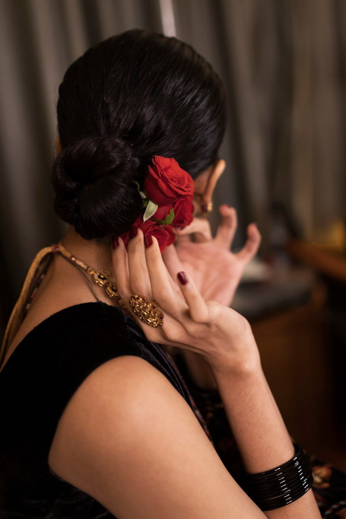 Sobhita Dhulipala in our Nisha Makhmal Pallu Revathi Saree Set