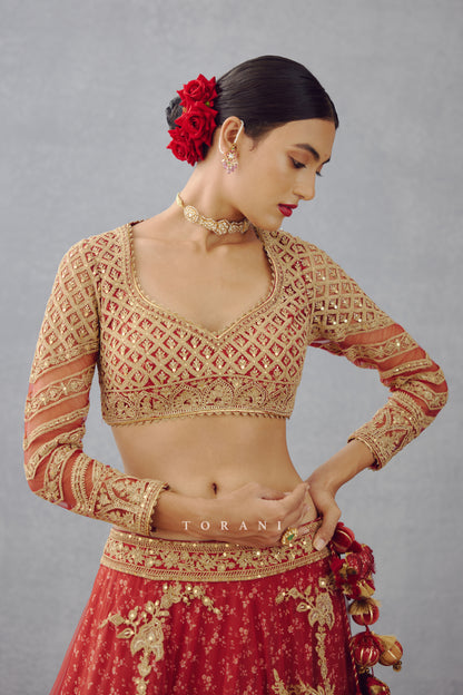 Dolly Singh In our Sindoori Arohi Lehenga Set