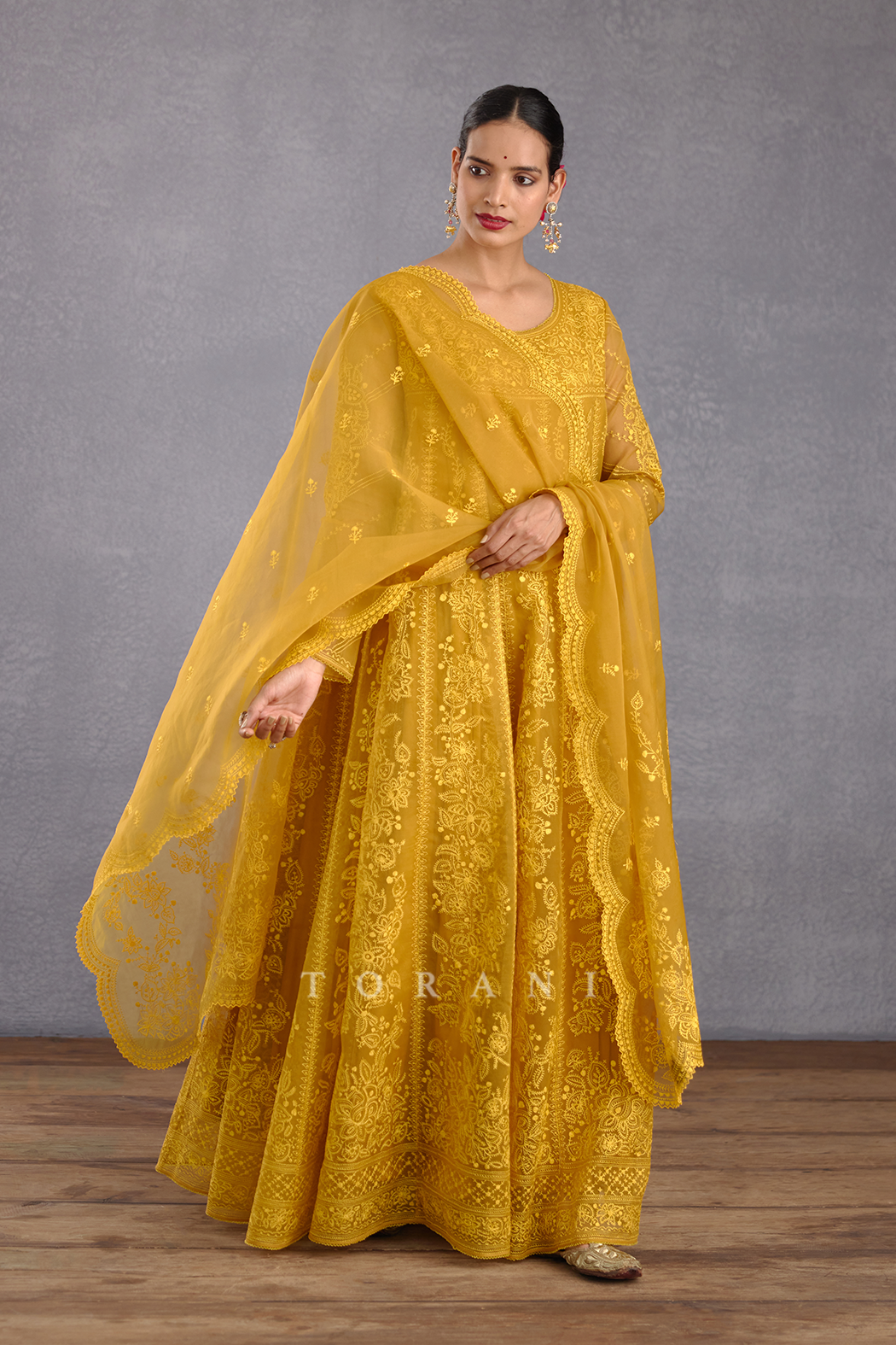 Sunehra Sutlej Anarkali Set