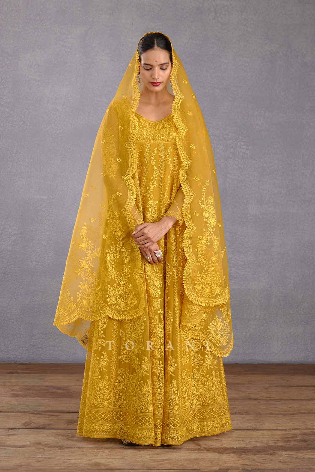 Sunehra Sutlej Anarkali Set