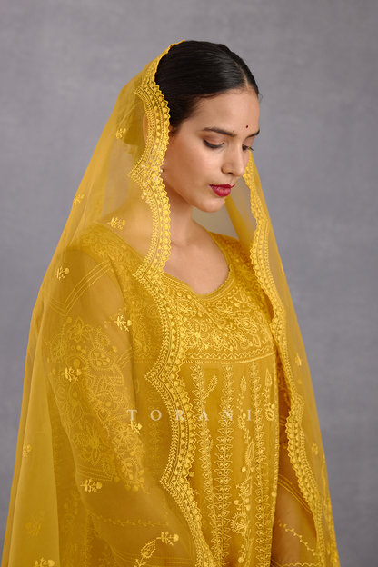 Sunehra Sutlej Anarkali Set