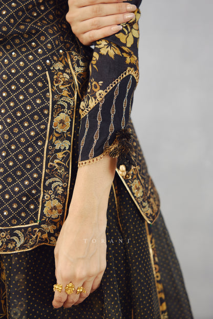 Gulghast Mehza Sharara Set