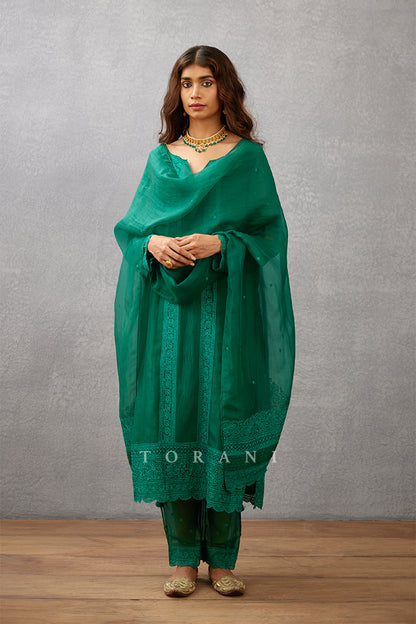 Sabz Abhra Kurta Set