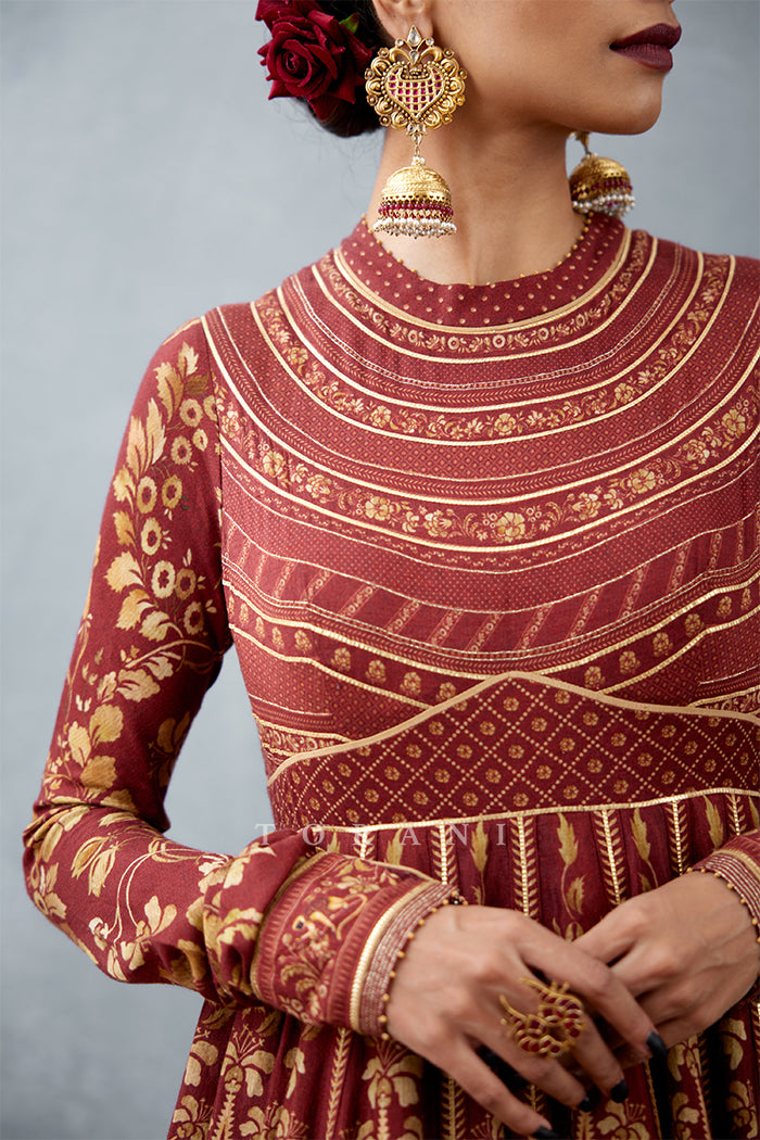 Aarushi Chawla In Our Gulnar Shehnaaz Anarkali Set