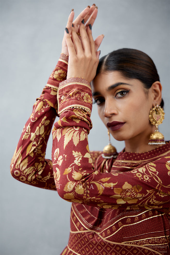 Nidhi Singh In Our Gulnar Shehnaaz Anarkali Set