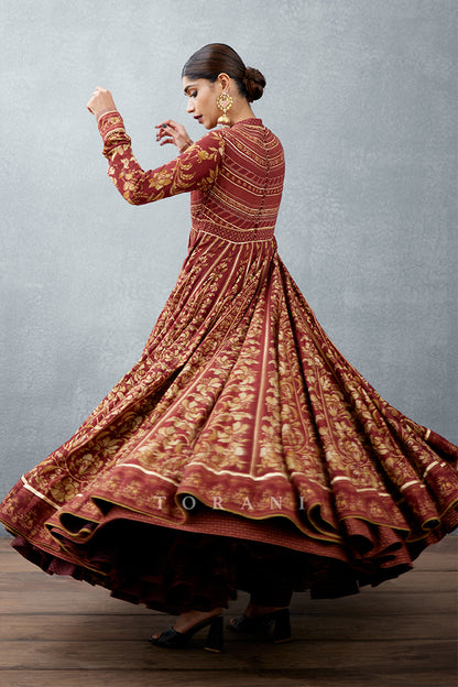Nidhi Singh In Our Gulnar Shehnaaz Anarkali Set
