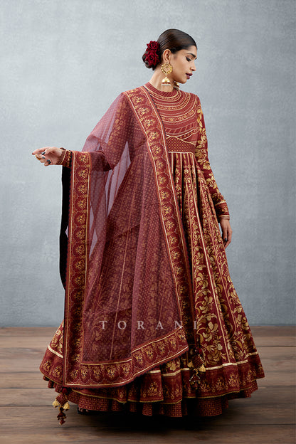 Nidhi Singh In Our Gulnar Shehnaaz Anarkali Set
