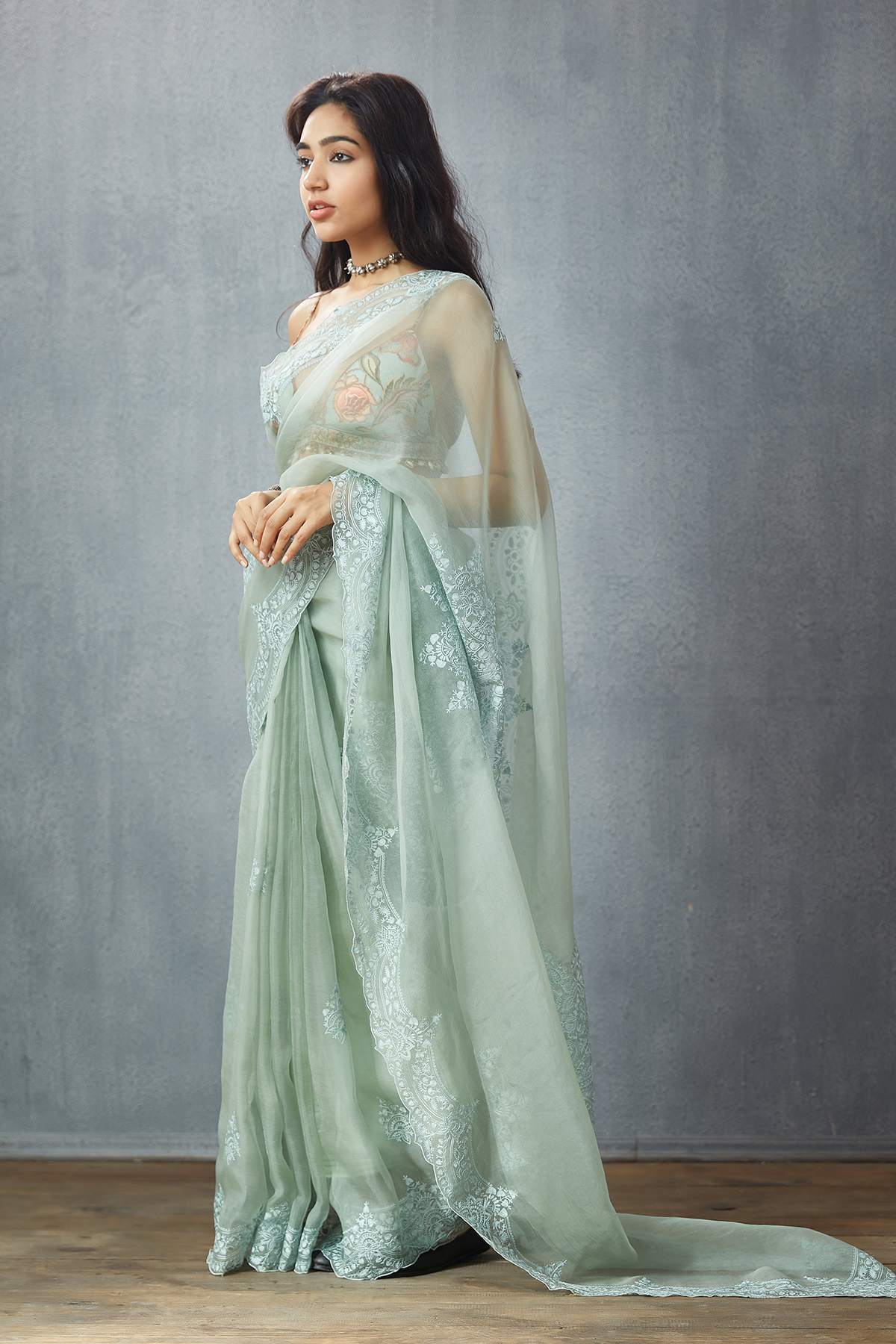 Radhika Apte in our Champa Yuvani Saree Set