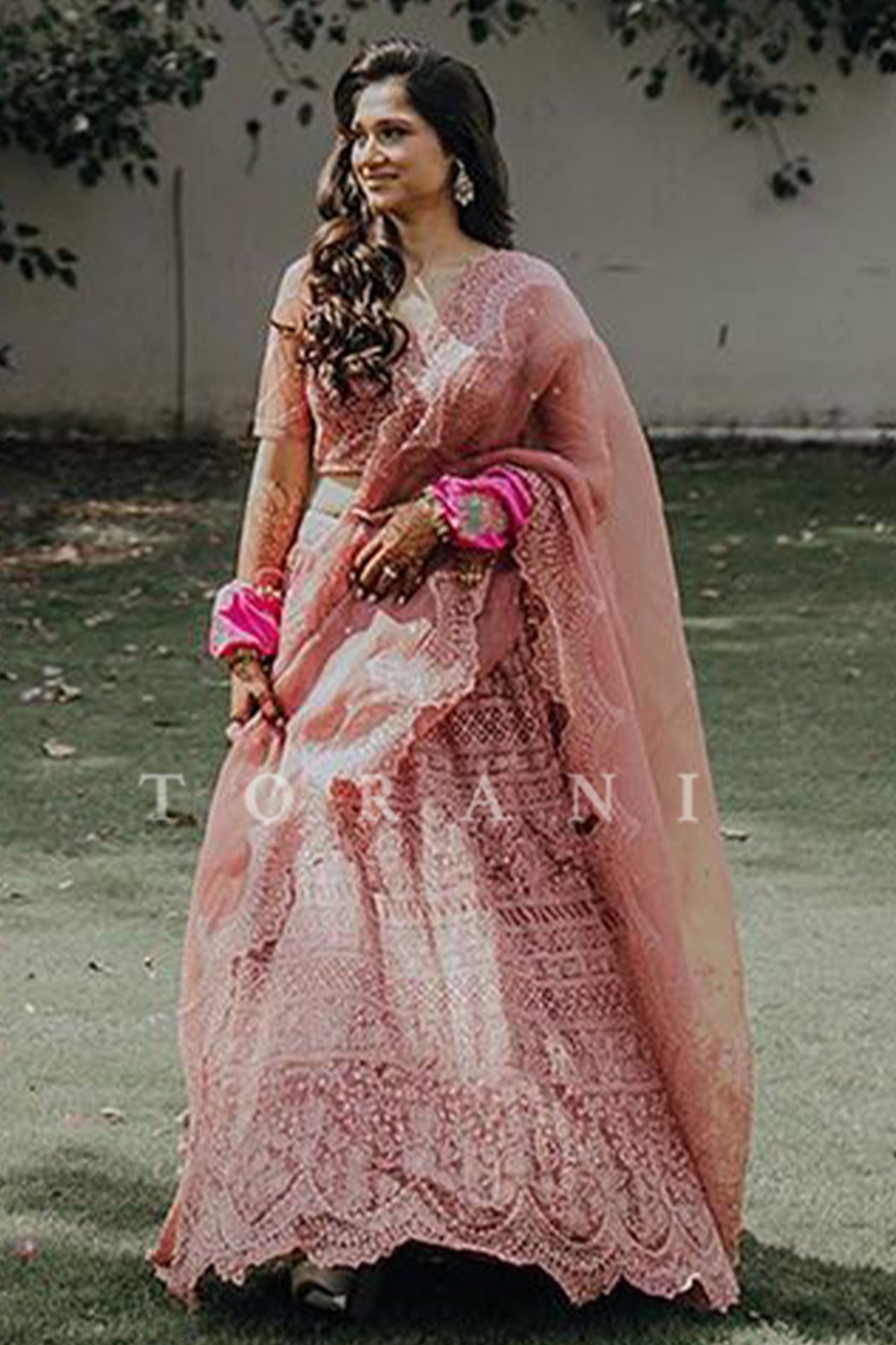 Anjali Kalsi In Our Gulaab Advaita Lehenga Set