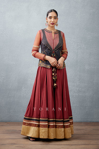 Gulnar Shirin Anarkali Set