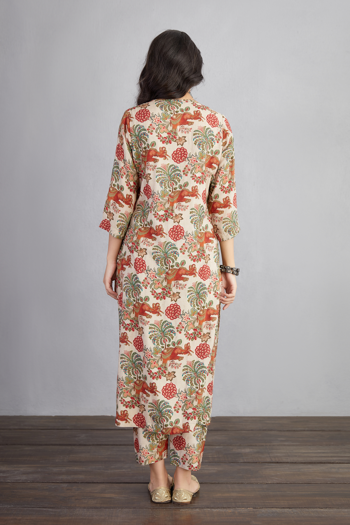 Airawata Ecru Sehmat Co-ord Set