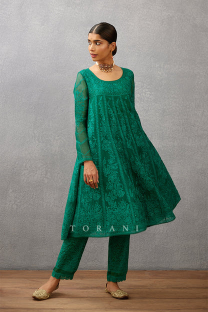 SALE - Sabz Paavni Kurta Set