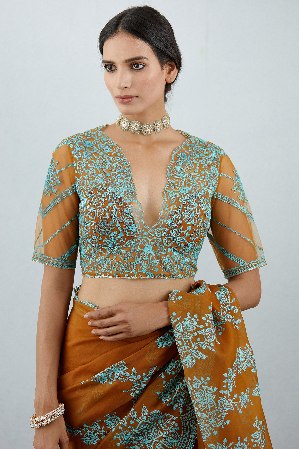 Sarson Advaita Blouse