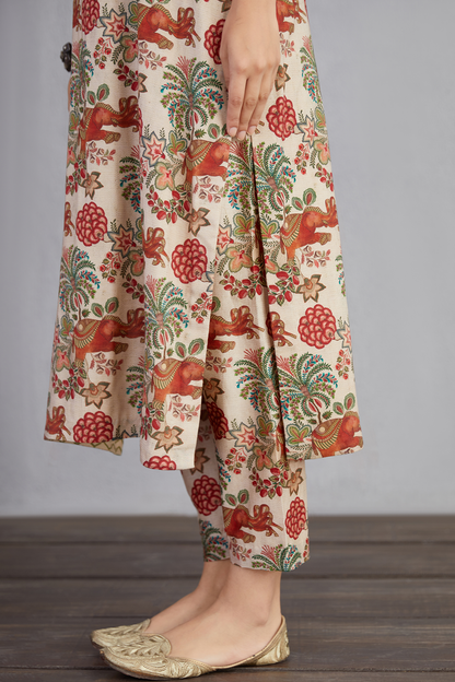 Airawata Ecru Sehmat Co-ord Set