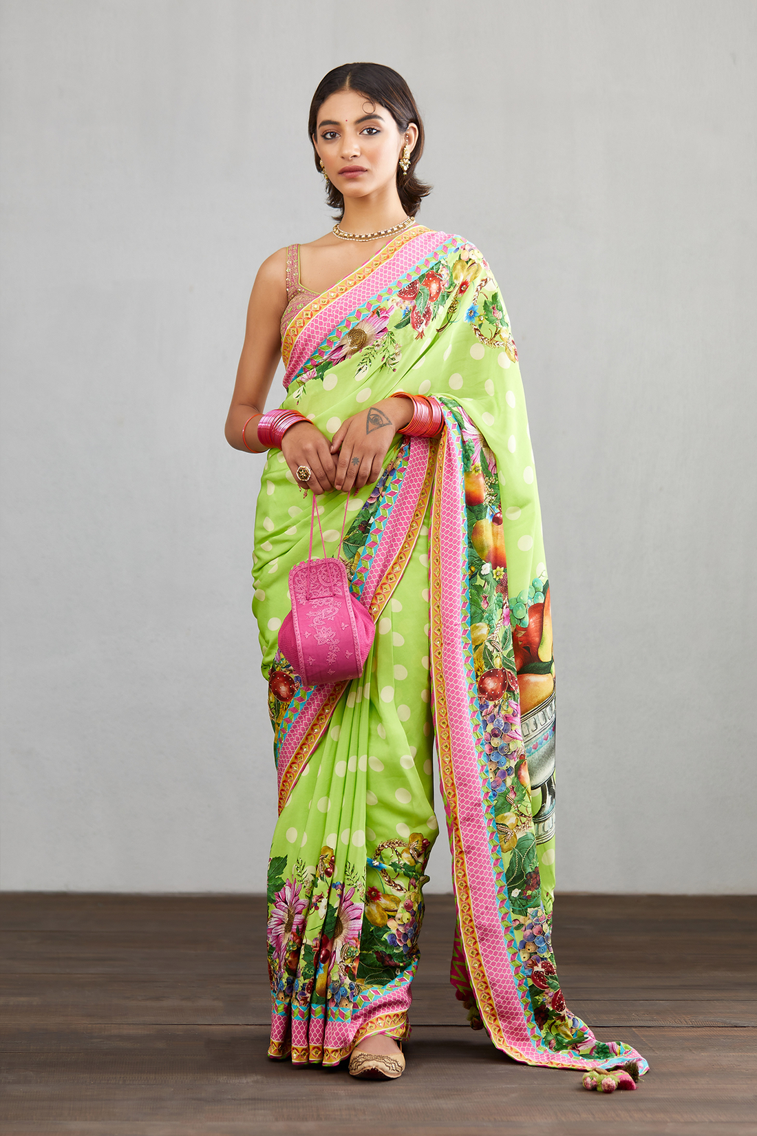 ANGOORI MYARA SAREE by Torani