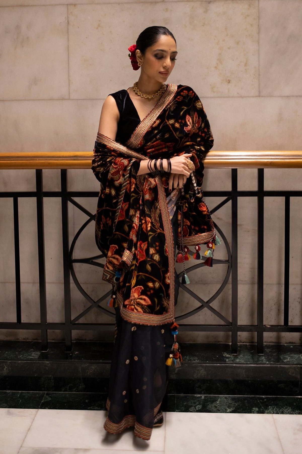 Sobhita Dhulipala flaunts her look in Torani&