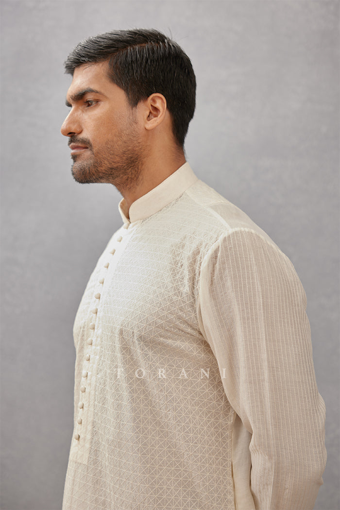 Mogra Nazir Kurta Set