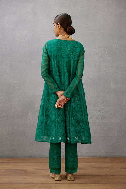 SALE - Sabz Paavni Kurta Set