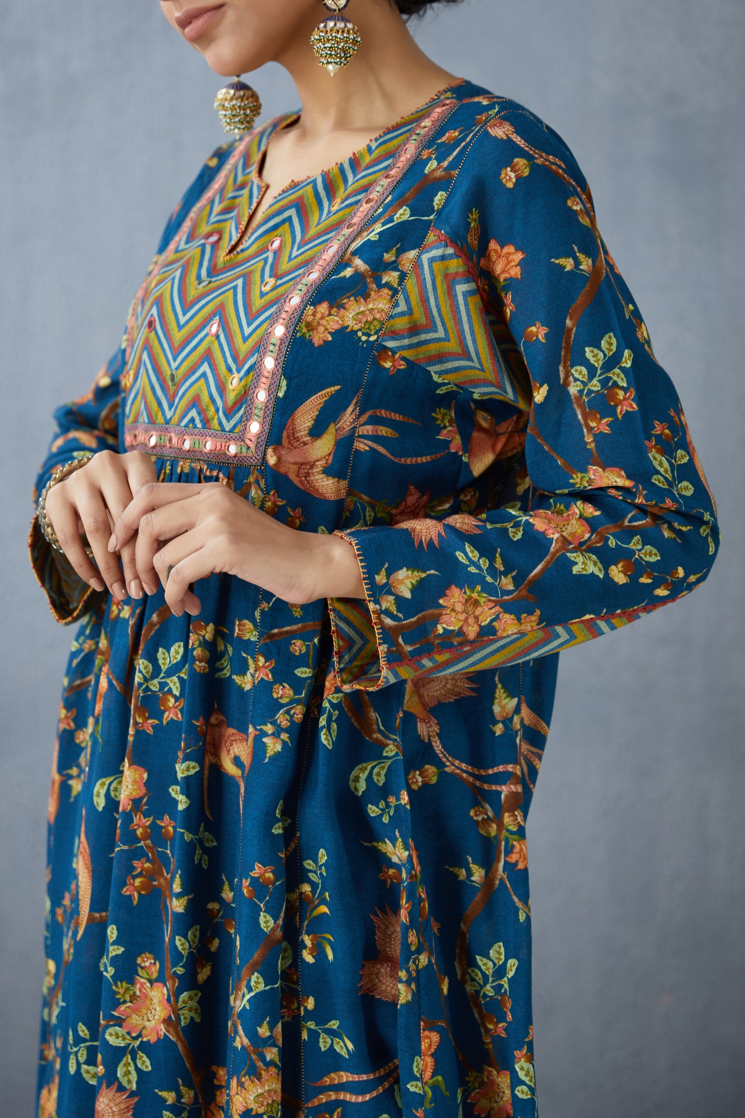 Neelam Tara Kurta Set