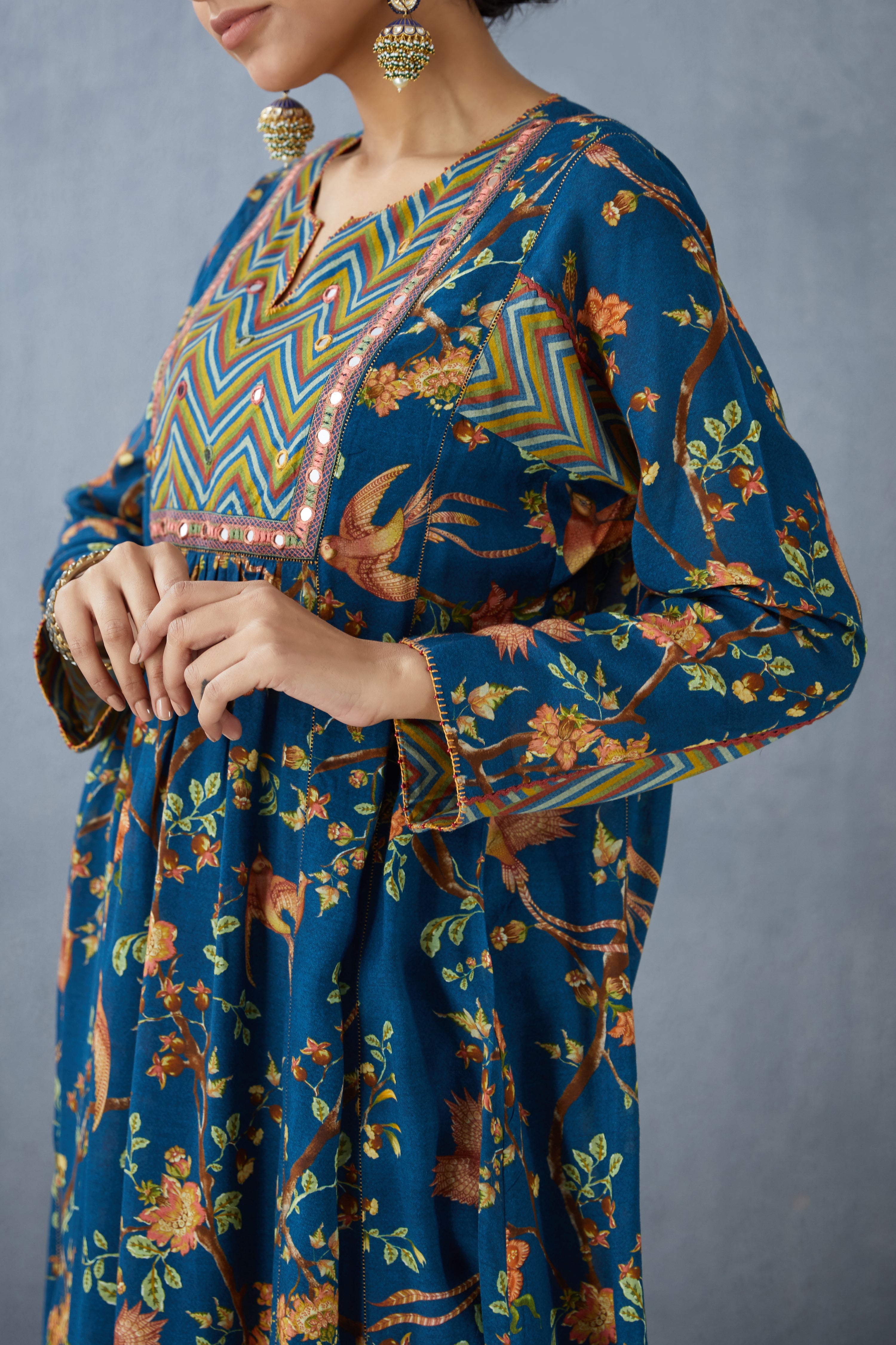 Neelam Tara Kurta Set