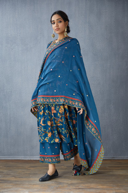 Neelam Tara Kurta Set