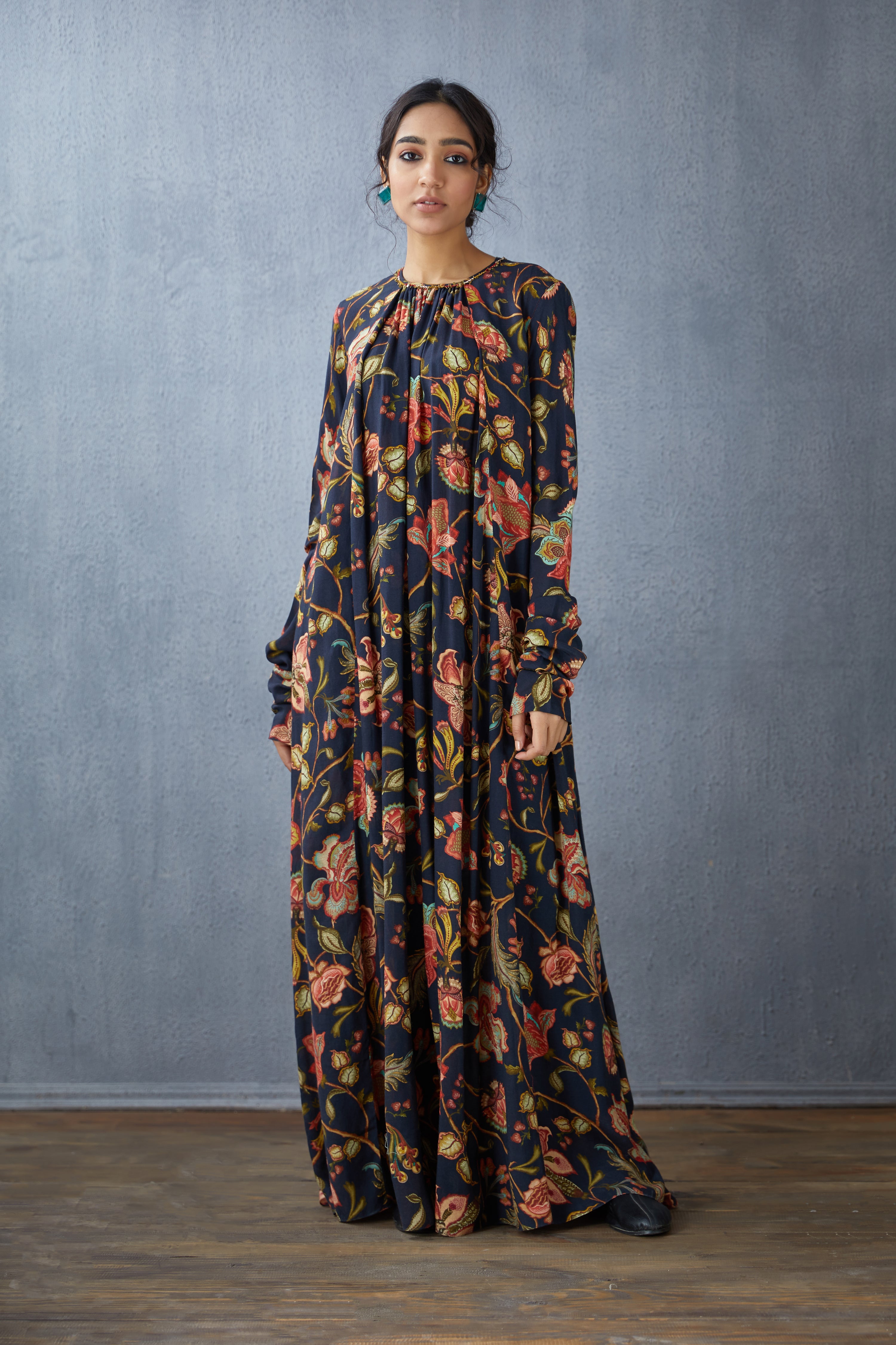 Nisha Jaal Chintz Amrut Maxi Dress