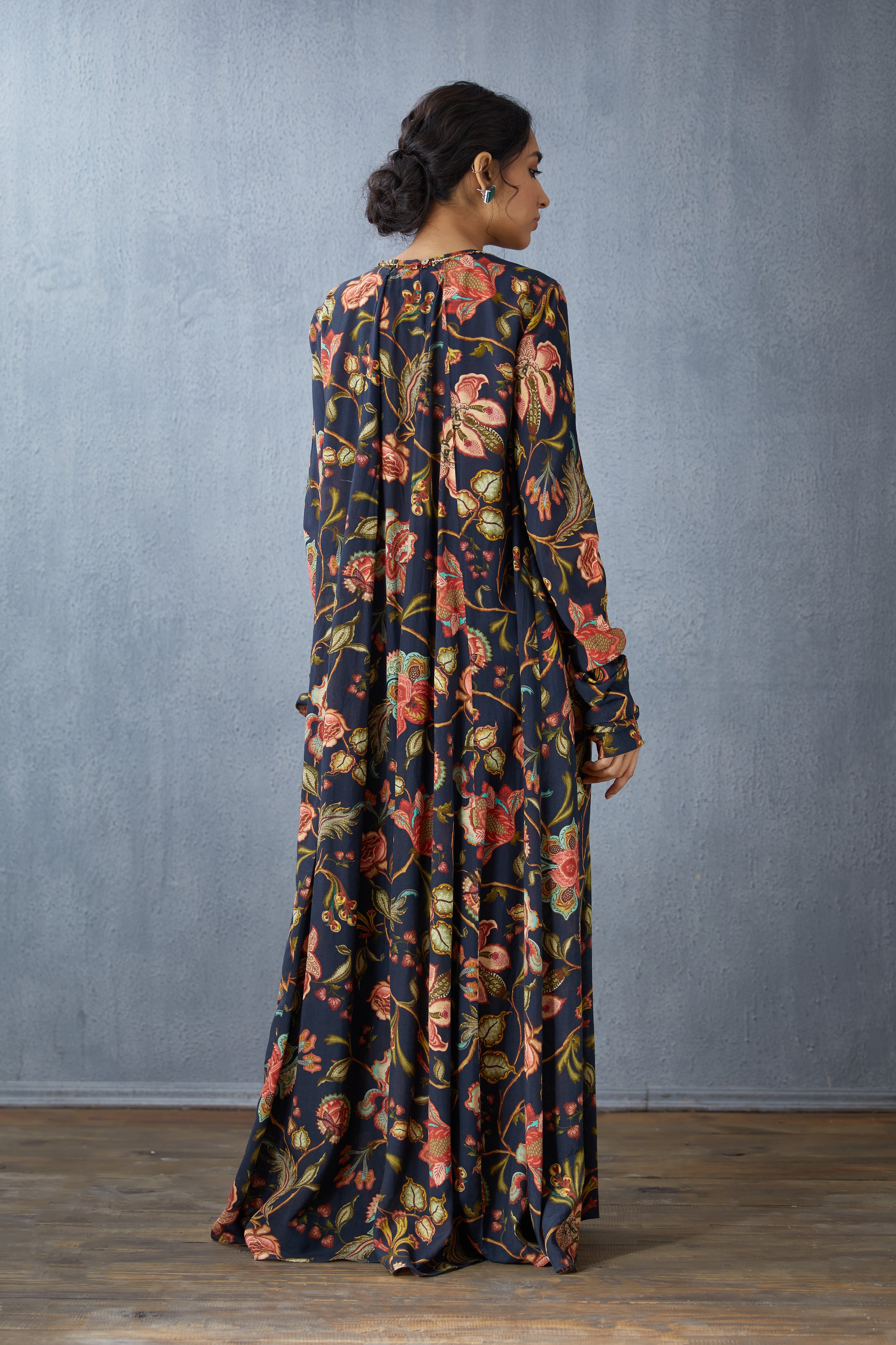 Nisha Jaal Chintz Amrut Maxi Dress