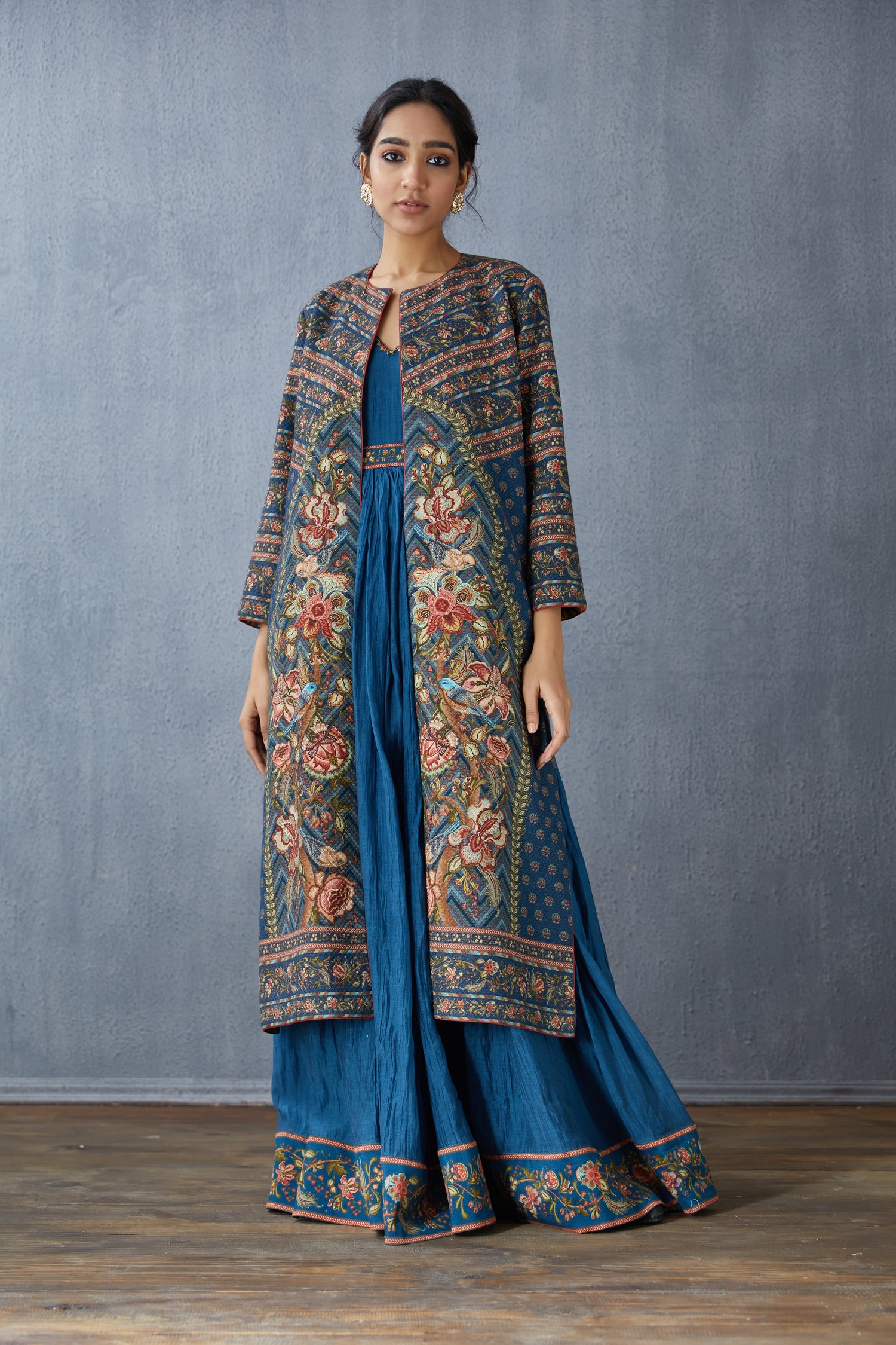 Neelam Dhuni Jacquard Jacket
