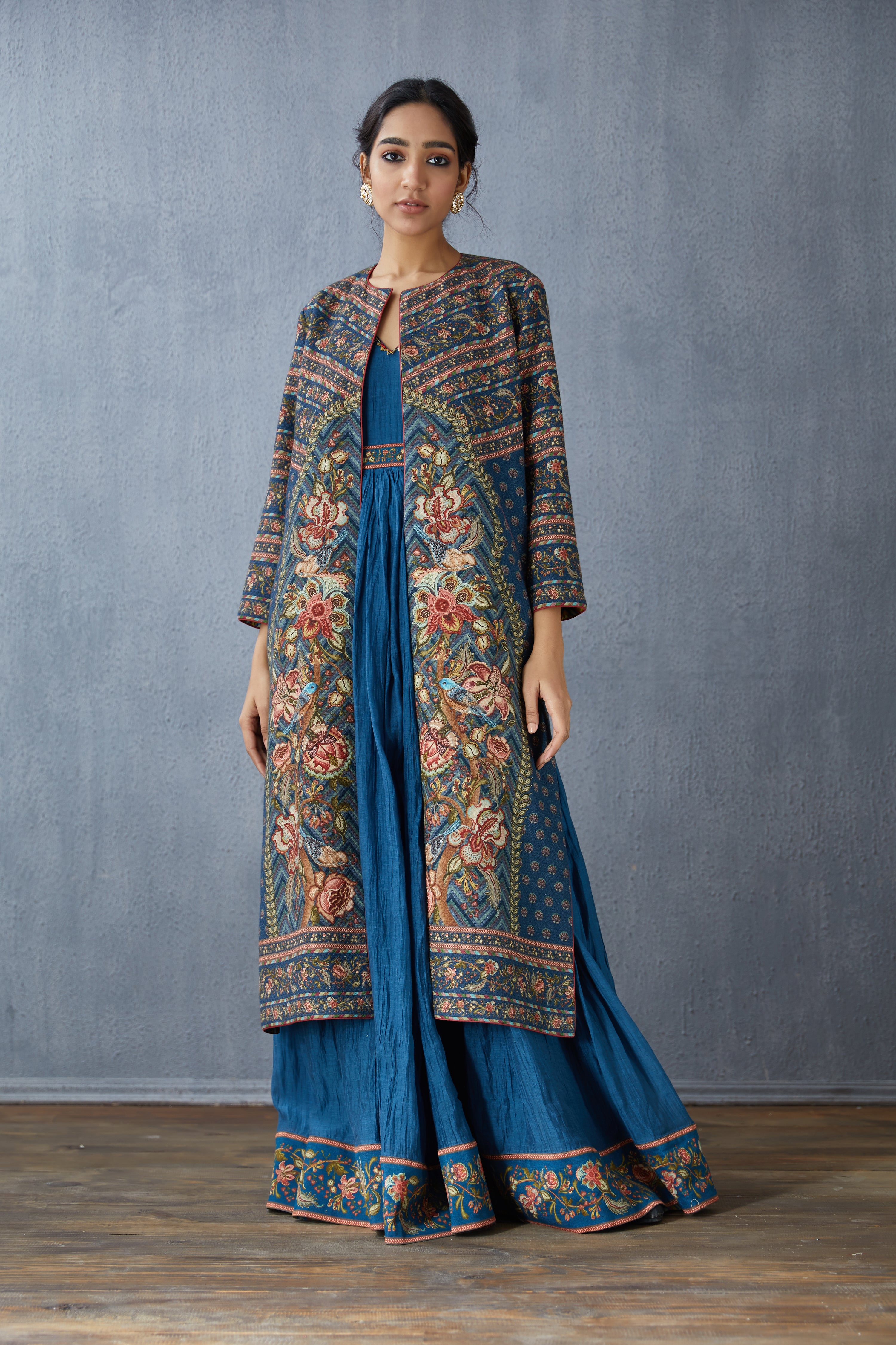 Neelam Dhuni Jacquard Jacket
