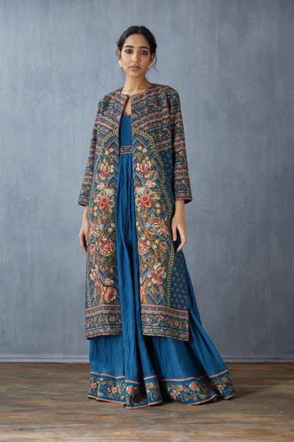 Neelam Dhuni Jacquard Jacket