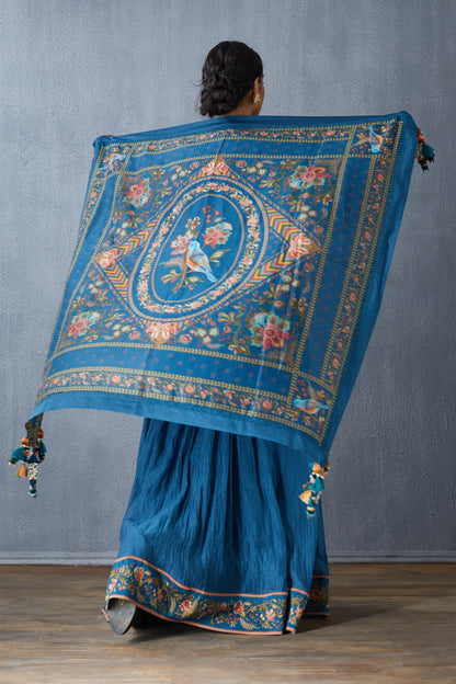 Neelam Chokor Boota Scarf