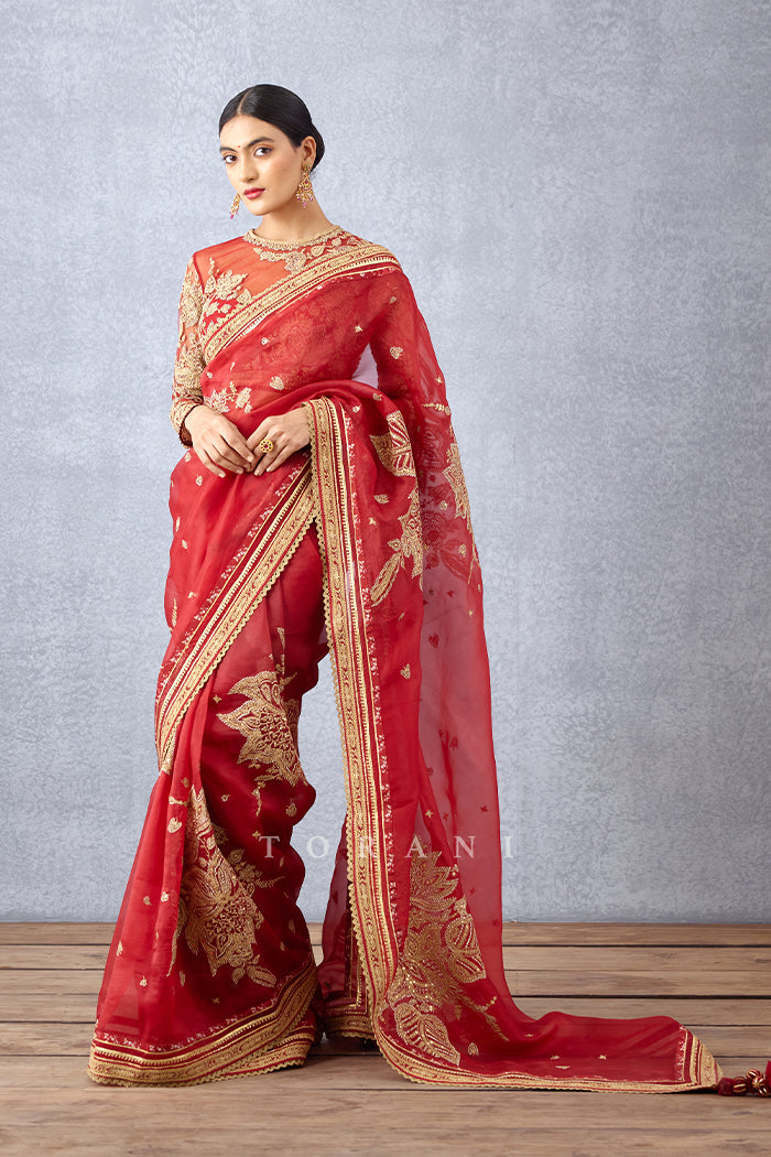 Sindoori Taashi Saree