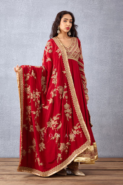 Sindoori Swara Anarkali Set