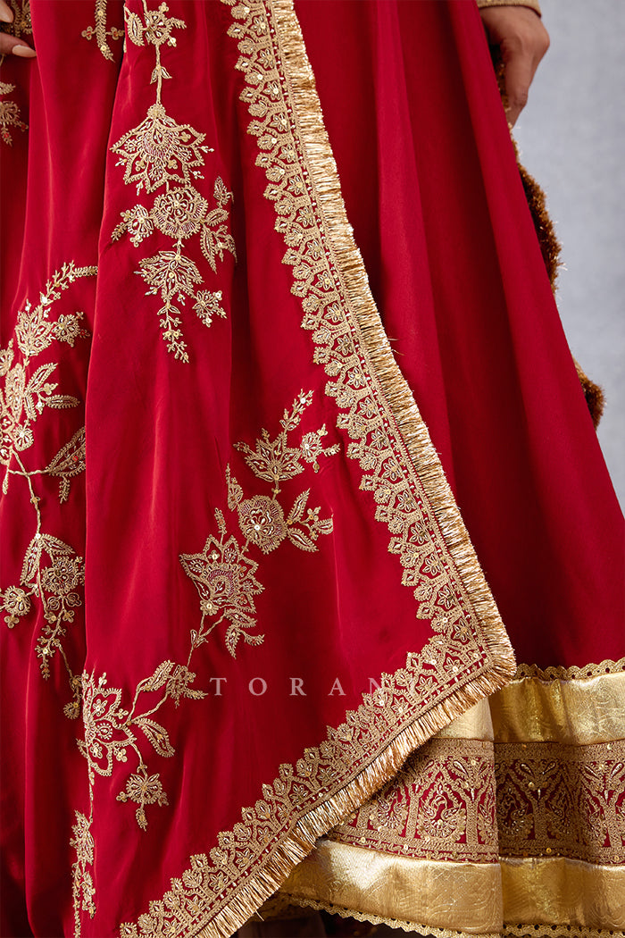 Sindoori Swara Anarkali Set