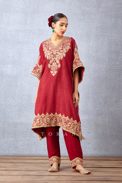 Sindoori Aaira Kaftan Set
