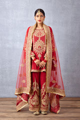 Wedding wear Silk short kurta set