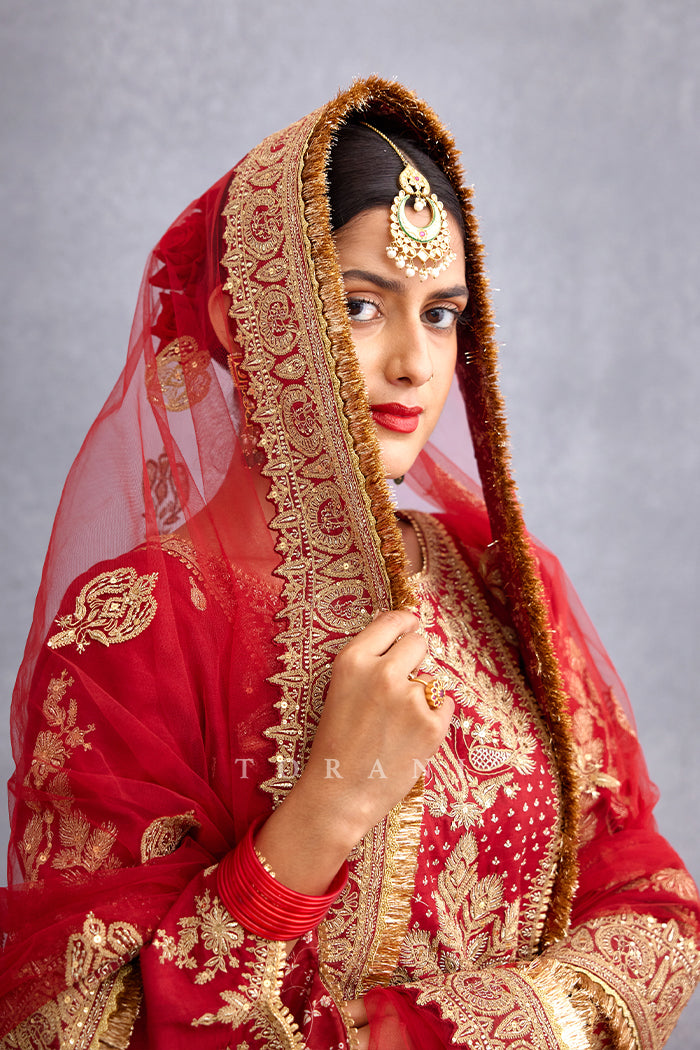 Luxurious Slub Silk Short kurta set 