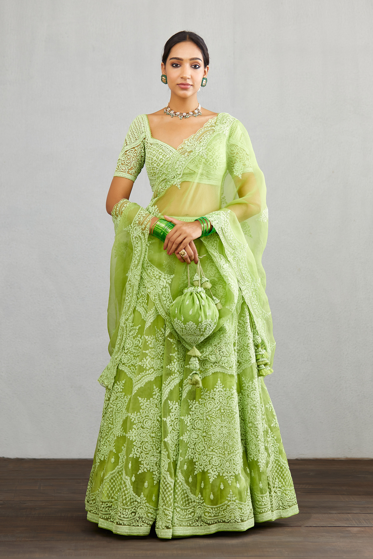 Embroidered potli bags for her