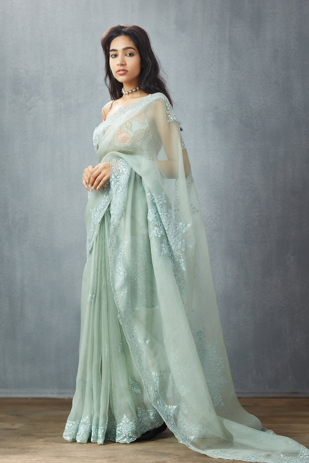 Radhika Apte in our Champa Yuvani Saree Set