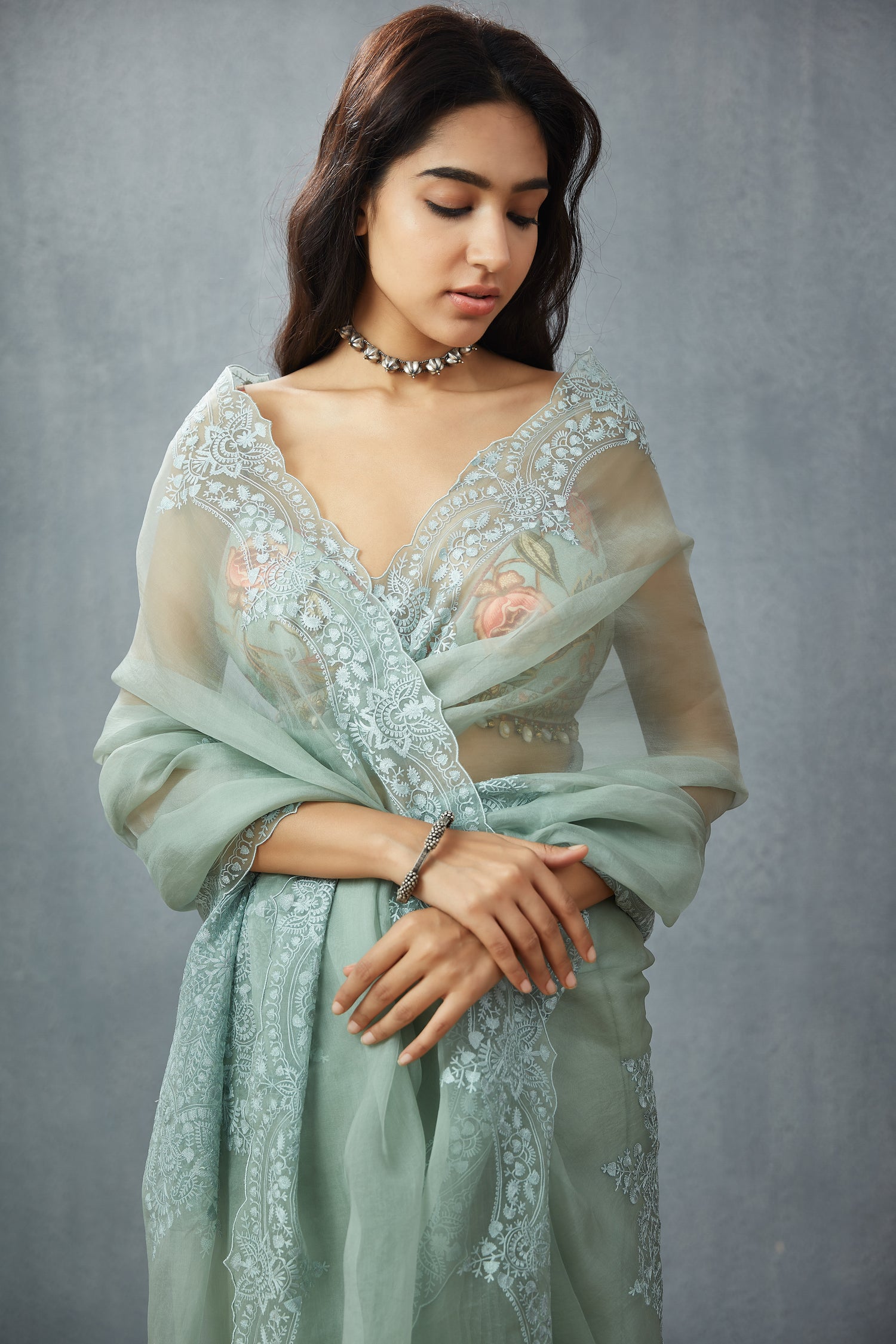 Radhika Apte in our Champa Yuvani Saree Set