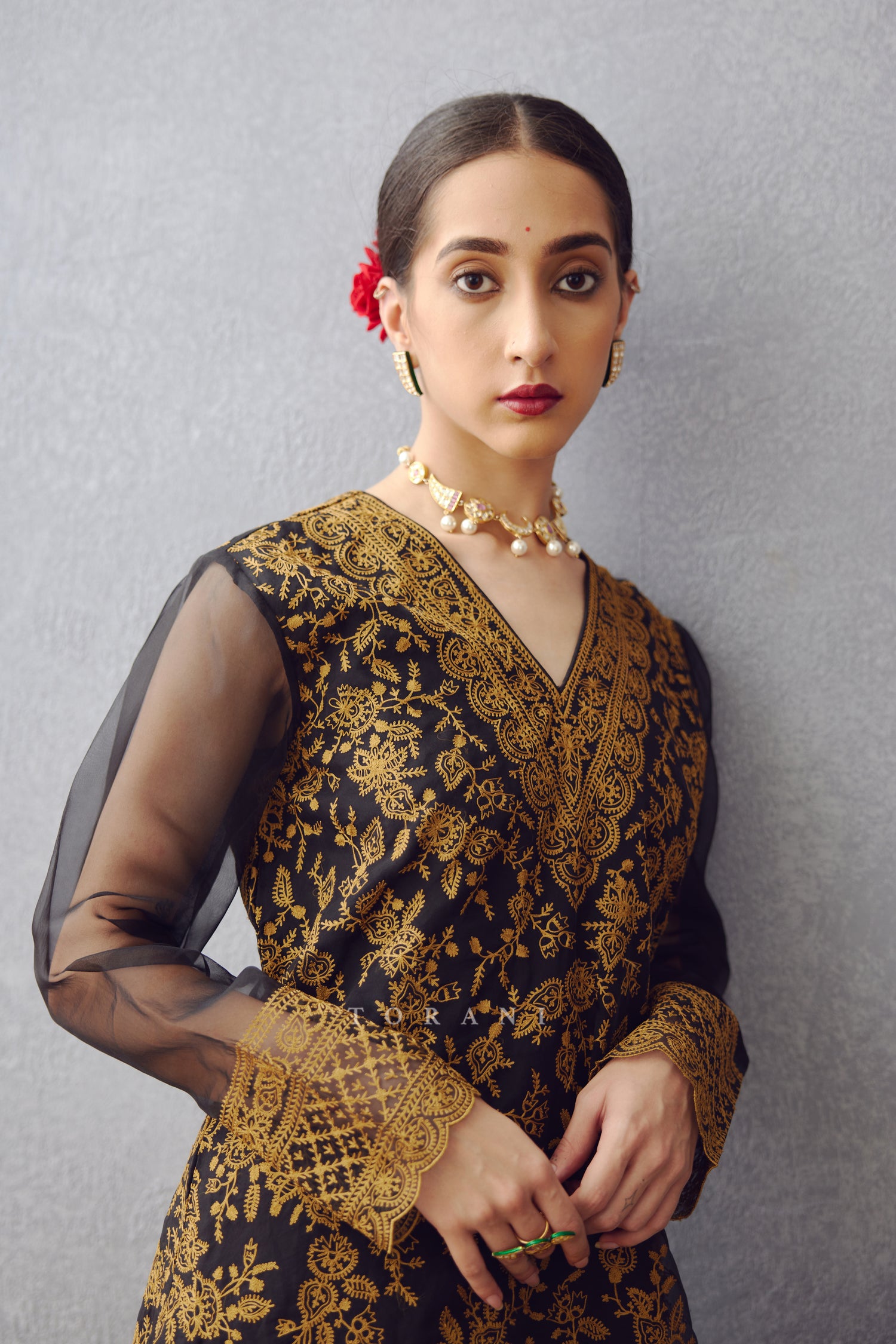 Gulghast Meena Kurta Set