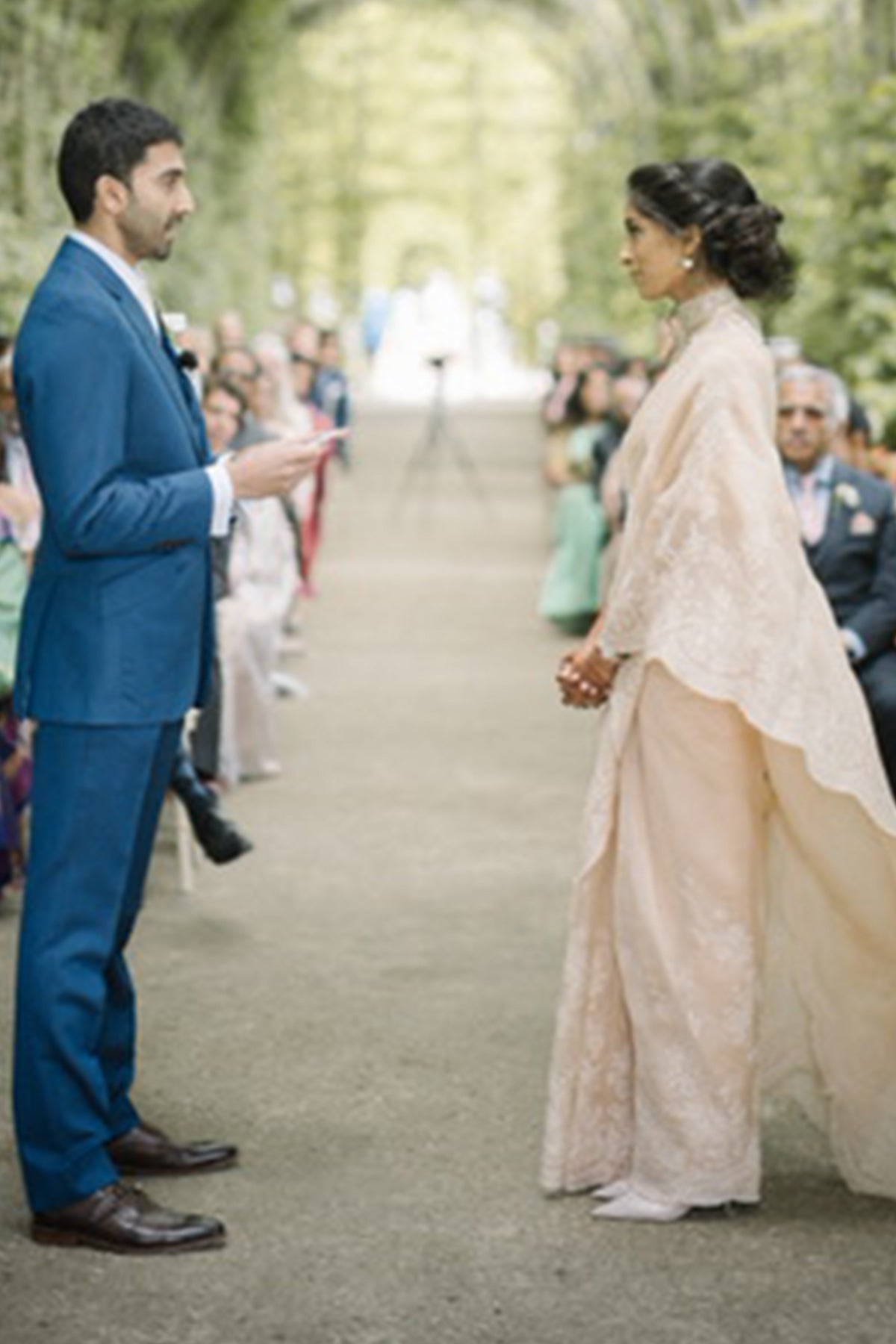 Vidya Shyam-Sundar in our Neera Vaapika Saree Set
